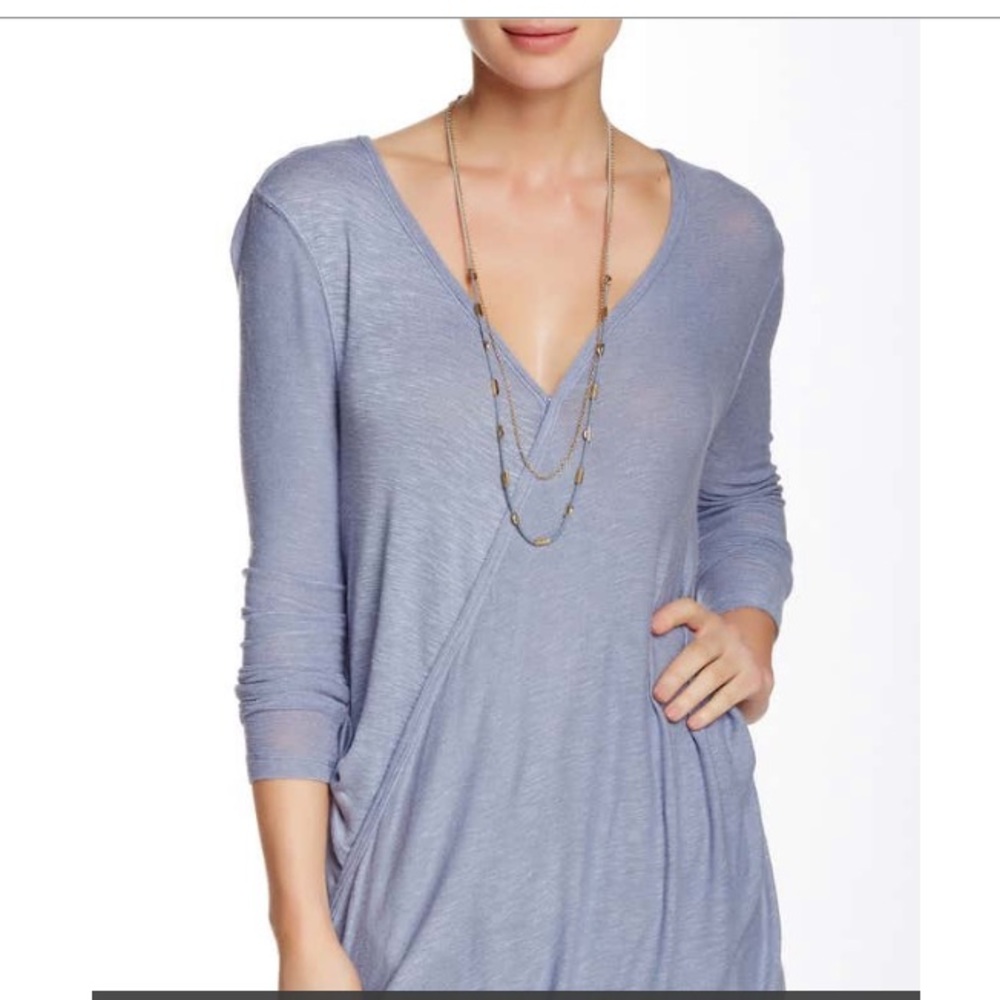 FREE PEOPLE relaxed fit shirt